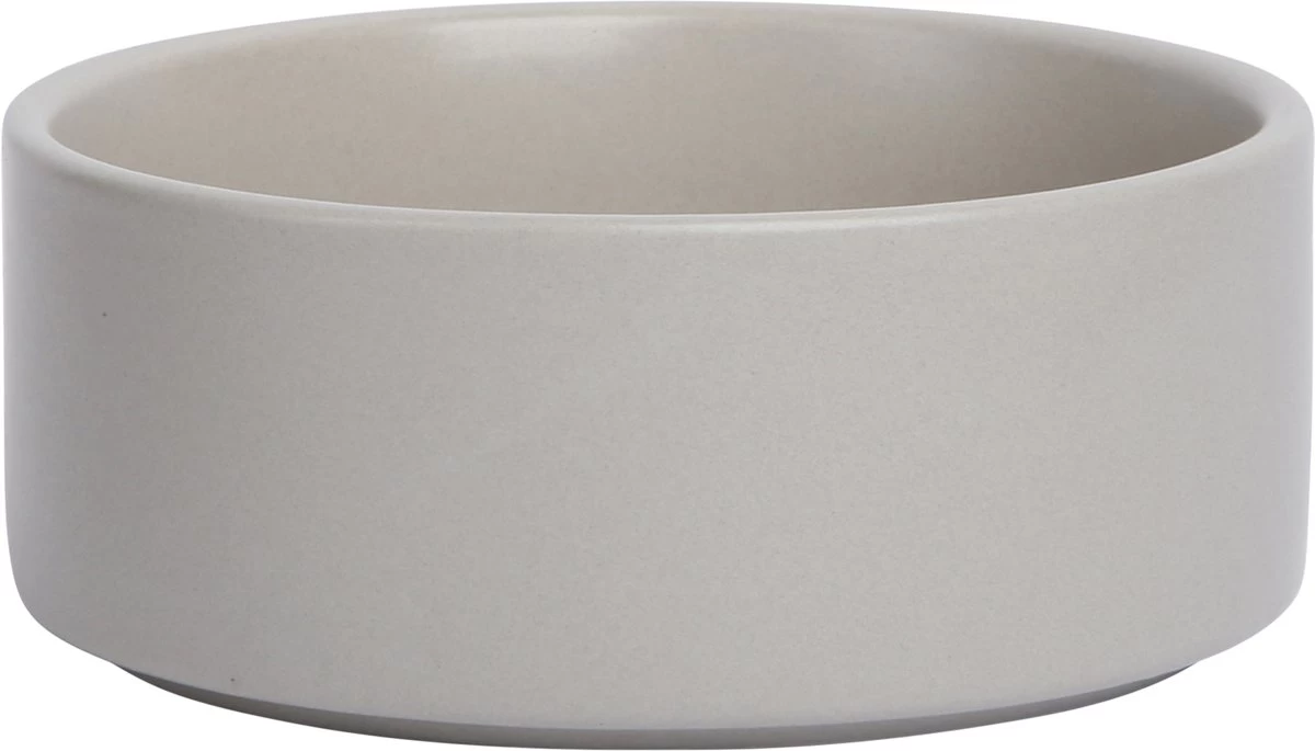 JV BON APPETIT Keramische Voerbak Grijs-850ml