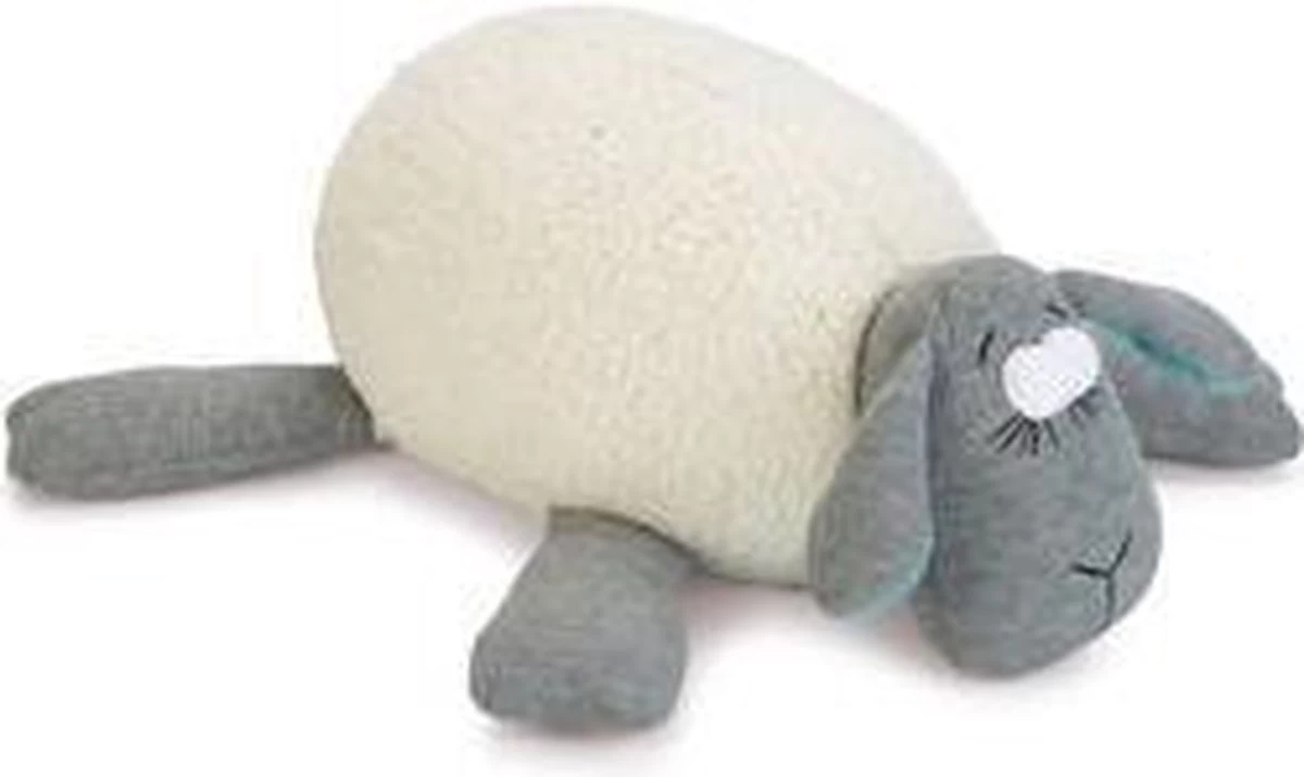 Beeztees Puppy Heartbeat - Hondenknuffel - Wit/Grijs - 35x20x14 Cm - Afbeelding 5