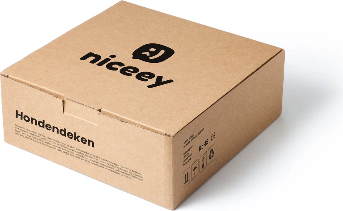 Niceey Hondendeken Auto Achterbank En Kofferbak - 135 X 145 CM - Beschermhoes - Autodekens - Hondenkleed - Honden Deken Auto Achterbank - Zwart - Afbeelding 7