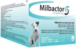 Milbactor Voor Kleine Honden En Pups - 4 Tabletten