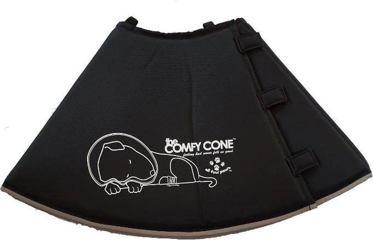Comfy Cone Hondenkraag Medium - Zwart