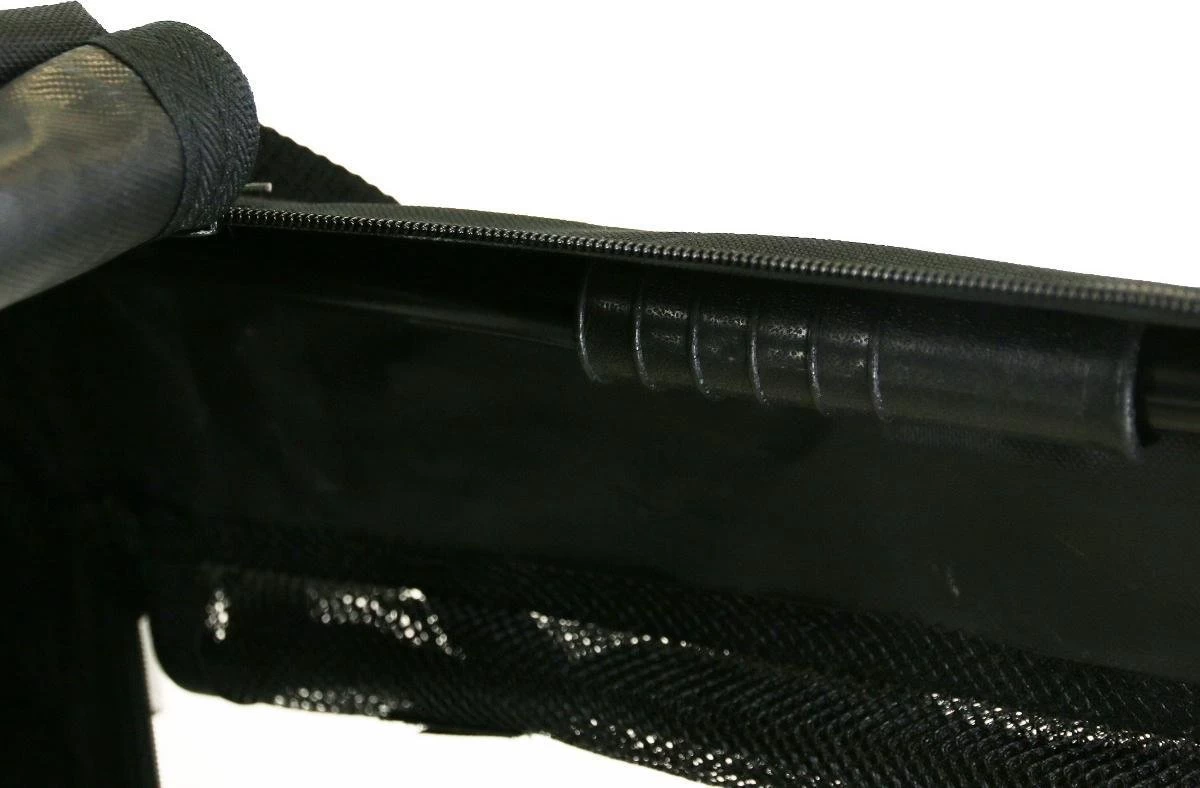 Auto Bench ReisBench Nylon Bench - Honden Bench XL Zwart 81x58x58cm | Stoffen Bench | Vouwbench | Softbench - Honden 25-35kilo - Afbeelding 3