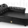 Roefie - Luxe Hondensofa CHIQUE - Zwart - Eco-leer