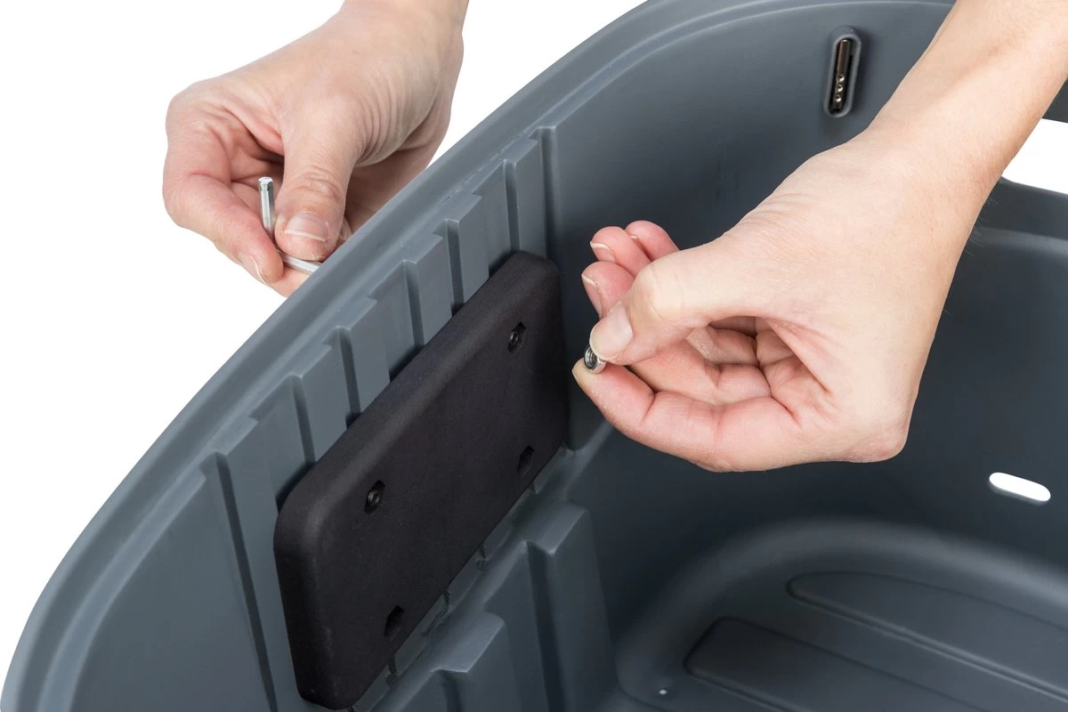 Trixie Stuur-Fietsmand Kunststof Grijs - 42X30X39 CM TOT 5 KG - Afbeelding 9