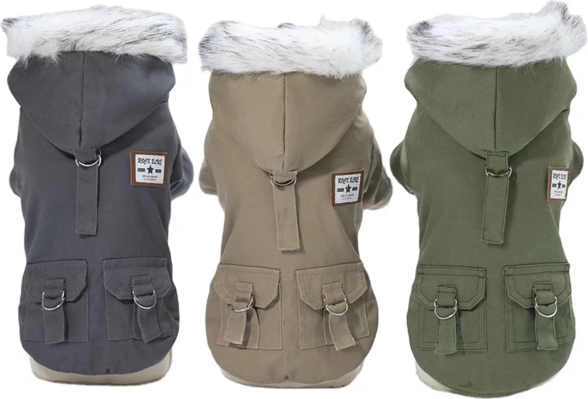 Db Hondenjas - Hondenkleding - Winterjas Hond - Gevoerd - Jassen - Winterkleding - Hondentrui - Hond - Groen - Afbeelding 2