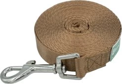 Hondenriem 5 Meter | Gerecycled Nylon | Lange Lijn | Trainingslijn | 2cm | Bruin