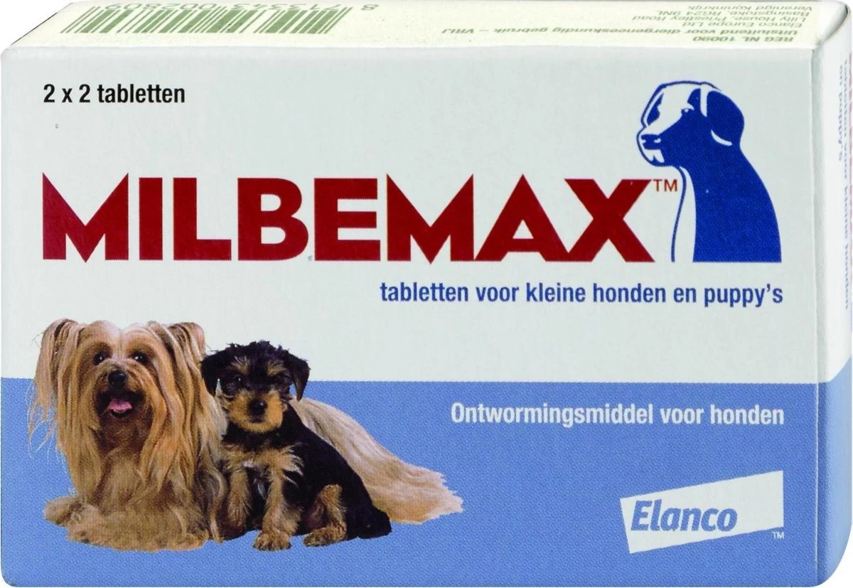 Milbemax Kleine Hond & Puppy's Van 0,5 Kg Tot 10 Kg - 1 St à 2 X 2 Tabletten - Afbeelding 5