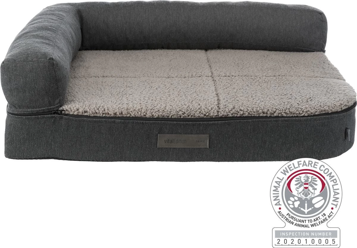 Trixie Hondenmand Sofa Bendson Orthopedisch Grijs (100X80 CM) - Afbeelding 12
