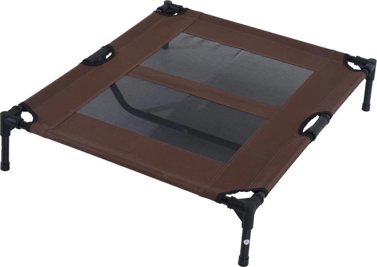 Hondenbed - Hondenstretcher - Honden Ligbed - L - Draagbaar - 92Lx76Bx18H Cm - Bruin - Afbeelding 8