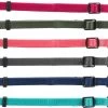 Trixie Puppy Halsband 17-25cm Set Fuchsia-legergroen-roze-donkergrijs-donkerblauw/turquoise 6st