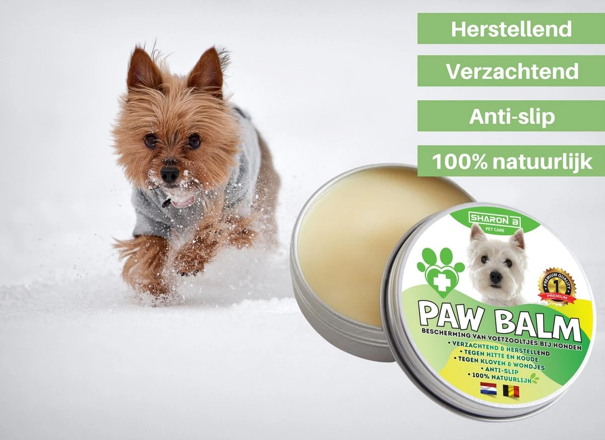 100% Natuurlijke Potenbalsem - Paw Balm - Voor Honden Tot 15 Kg - Beschermt Voetzooltjes - Tegen Kloven, Wondjes, Ontstekingen - Afbeelding 3