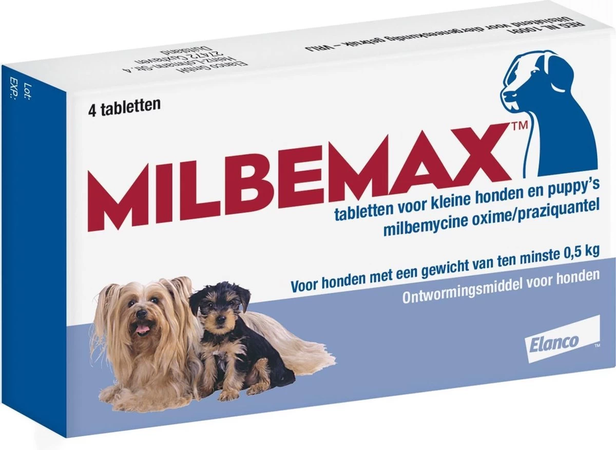 Milbemax Kleine Hond & Puppy's Van 0,5 Kg Tot 10 Kg - 1 St à 2 X 2 Tabletten - Afbeelding 6