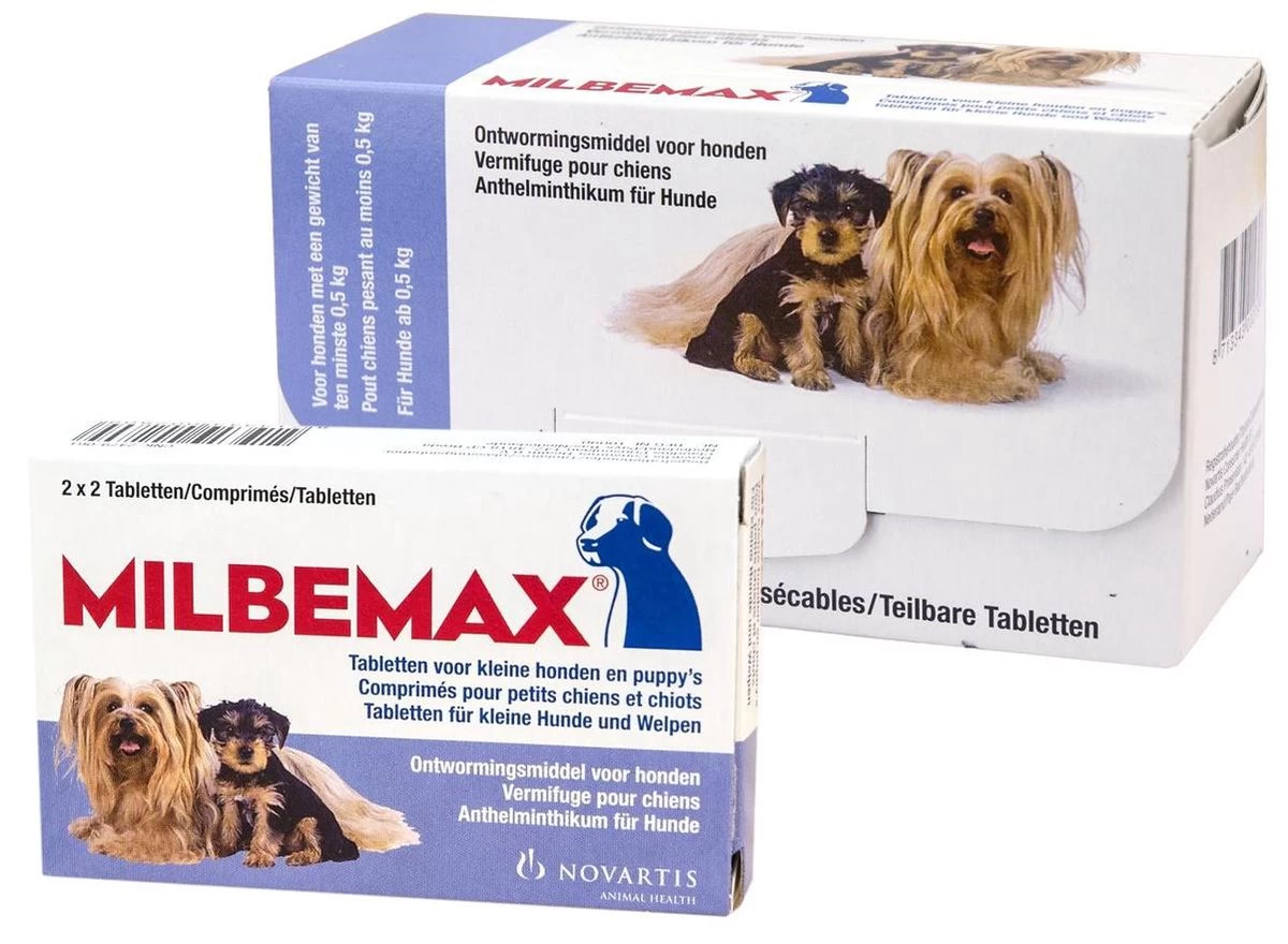 Milbemax Kleine Hond & Puppy's Van 0,5 Kg Tot 10 Kg - 1 St à 2 X 2 Tabletten - Afbeelding 9