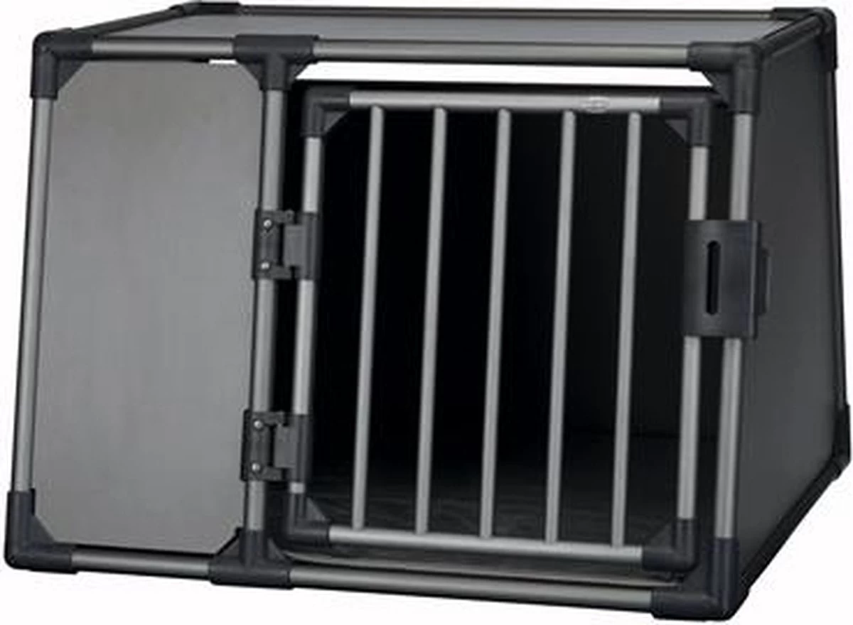 Trixie Vervoersbox Aluminium Grafiet - M 74X55X61 CM - Afbeelding 2