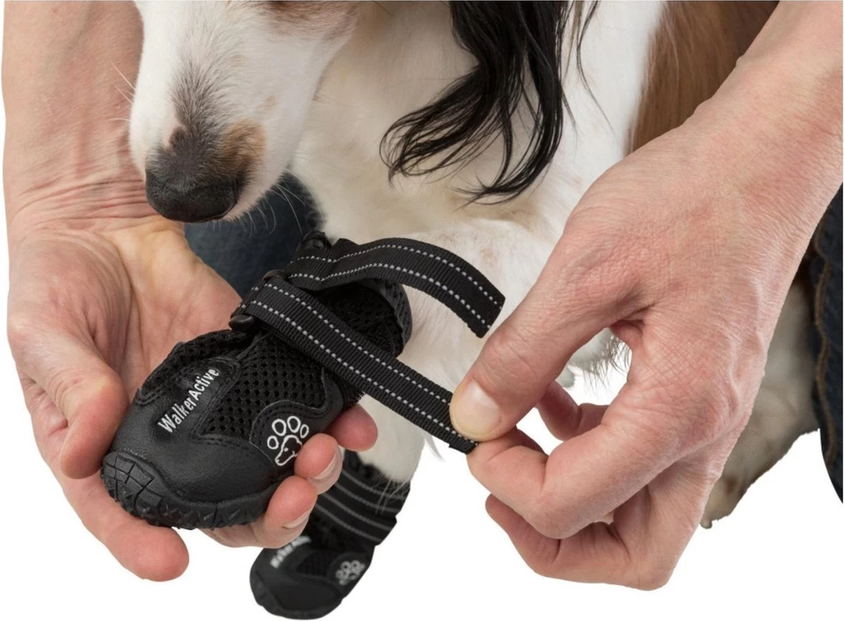 Trixie Walker Active Hondenschoen - Zwart - Maat M - 5,5 Cm - Afbeelding 3