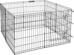 Topmast Puppyren Uitvouwbaar - Zwart - 560 Cm Omtrek - 60 Cm Hoog - Opvouwbaar XL - Hondenren