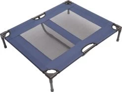 Paws & Claws - Hondenbed - Hondenstretcher - Honden Ligbed - Portable Draagbaar - 92 X 76 X 18 Cm - Blauw
