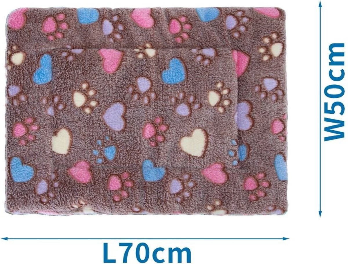 Nobleza Benchkussen - Dierenkussen - Hondenkussen - Kattenkussen - Benchmat - Dierenmat - Hondenmat - Kattenmat - Bruin - Maat S - Afbeelding 4