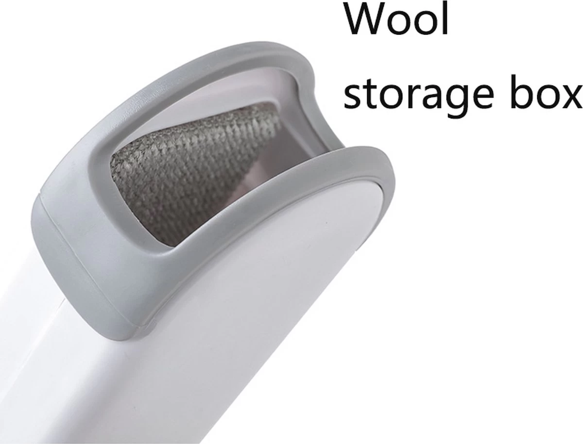 IGOODS - Pet Hair Remover - Hond & Kat Roller Brush - Dubbelzijdig Bont Ontharingsgereedschap Met Zelfreinigende Basis - Reismaatborstel - Voor Kleding - Bank - Tapijt - Autostoel GRIJS - Afbeelding 8