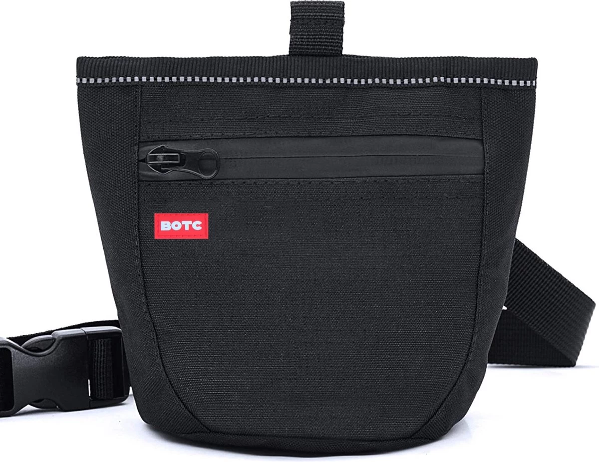 BOTC Honden Beloning Tasje – Beloningstasje - Honden Snoepjes – Beloningszakje - Zwart