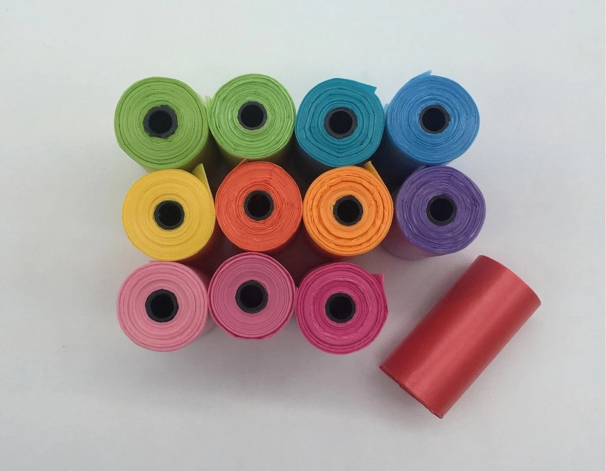 Adori Poepzakjes Regenboog - Hondenpoepzakjes - Assorti 12 Rollen - Afbeelding 3