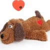 Merkloos Hondenknuffel - Puppyknuffel Met Hartslag - Knuffel Met Hartslag - Antistress Hond - Hondenspeelgoed