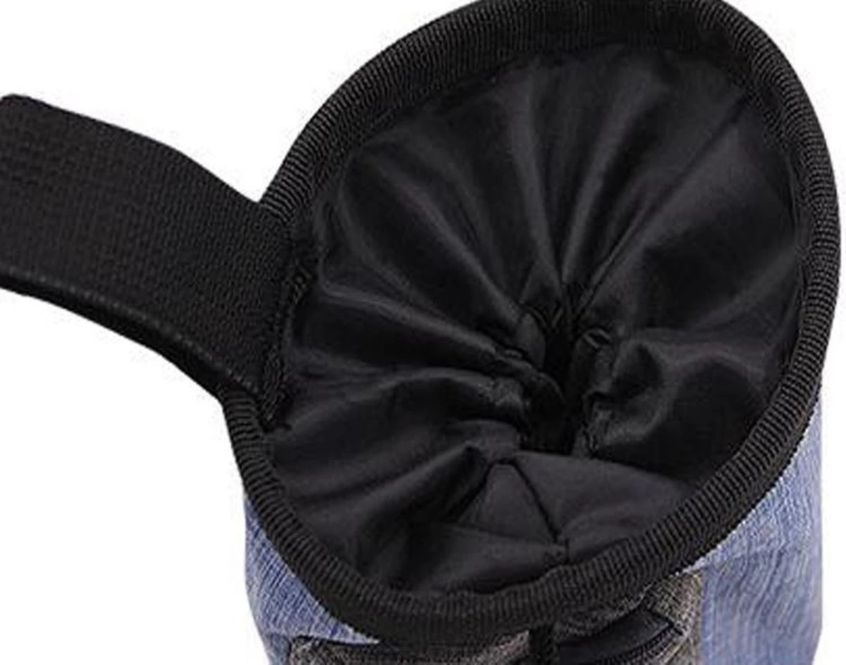 Honden Beloningstasje - Honden Beloningszakje - Treat Pouch - Honden Puppy Training - Poepzakjes Houder - Puppy Benodigdheden - Honden Snacktasje - Blauw 17x15cm - Afbeelding 2