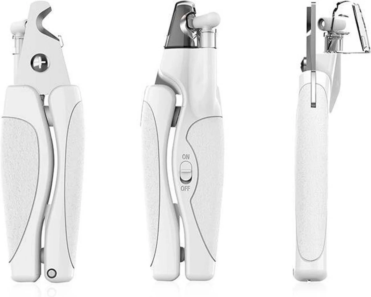 Professionele Oplaadbare LED Licht Nagelknipper, Hond, Kat, Knaagdier, Huisdieren | Dog, Cat, Nail Clipper LED Light, Rechargeable, USB Kabel | Nagelvijl - Nagelschaar Met Vijl, Opvang Van Nagels | Vergrootglas 5x | Extreem Veilig & 100% Effectief - Afbeelding 11