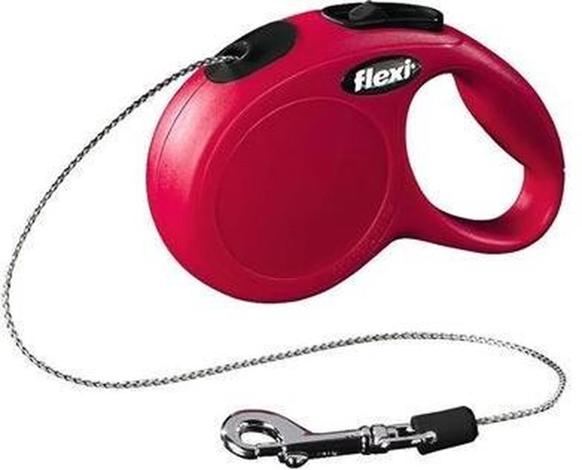 Flexi New Classic Koord - Hondenriem - Rood - S - 8 M - (<12 Kg) - Afbeelding 17