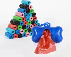 Merkloos Hondenpoepzakjes - 1000 Stuks INCLUSIEF 2 Dispensers - 100% Biologisch Afbreekbaar - Geurloos - Waterdicht - INCLUSIEF VERZENDKOSTEN