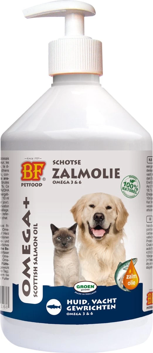 Biofood Zalmolie + Doseerpomp - 500 Ml - Afbeelding 5