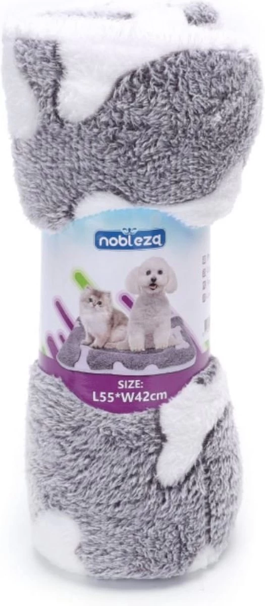 Nobleza Benchkussen - Dierenkussen - Hondenkussen - Kattenkussen - Benchmat - Dierenmat - Hondenmat - Kattenmat - Grijs - Maat S - Afbeelding 6