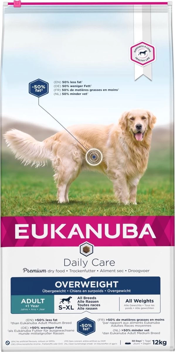 Eukanuba Daily Care Overweight - Sterilised 12 Kg