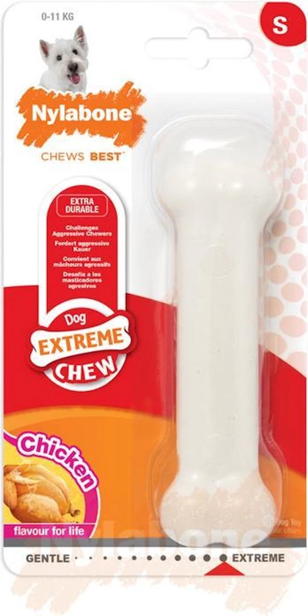 Nylabone Harde Bijters Kluif - Kip - Voor Honden Tot 15 Kg - Afbeelding 12