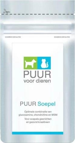 Puur Soepel - Glucosamine - Chondroitine - MSM - Gewrichtsklachten Hond - 90 Capsules