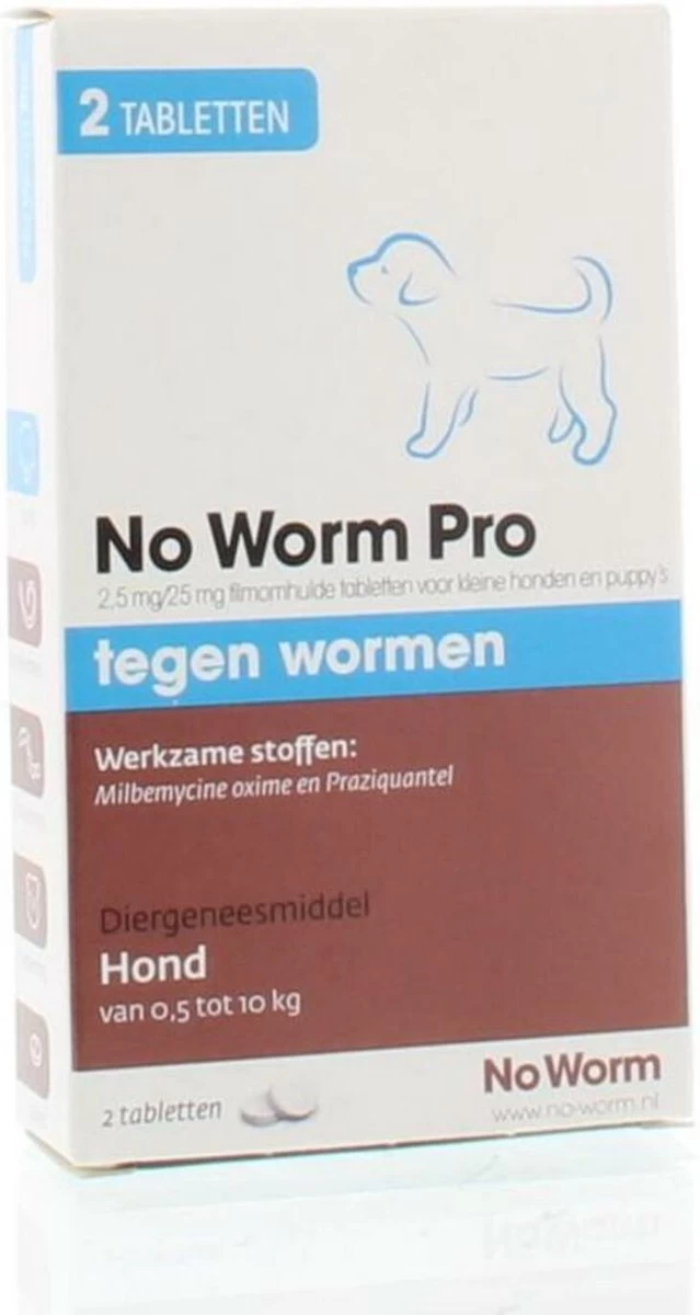 Emax Exil No Worm Pro - Puppy - 2 Tabletten - Afbeelding 7