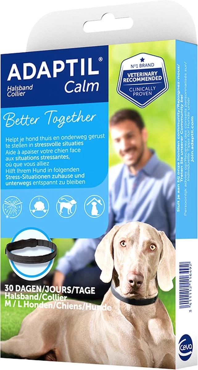 Adaptil Calm Halsband - M/L - 70 Cm - Anti-stress Halsband Voor Honden - Afbeelding 5
