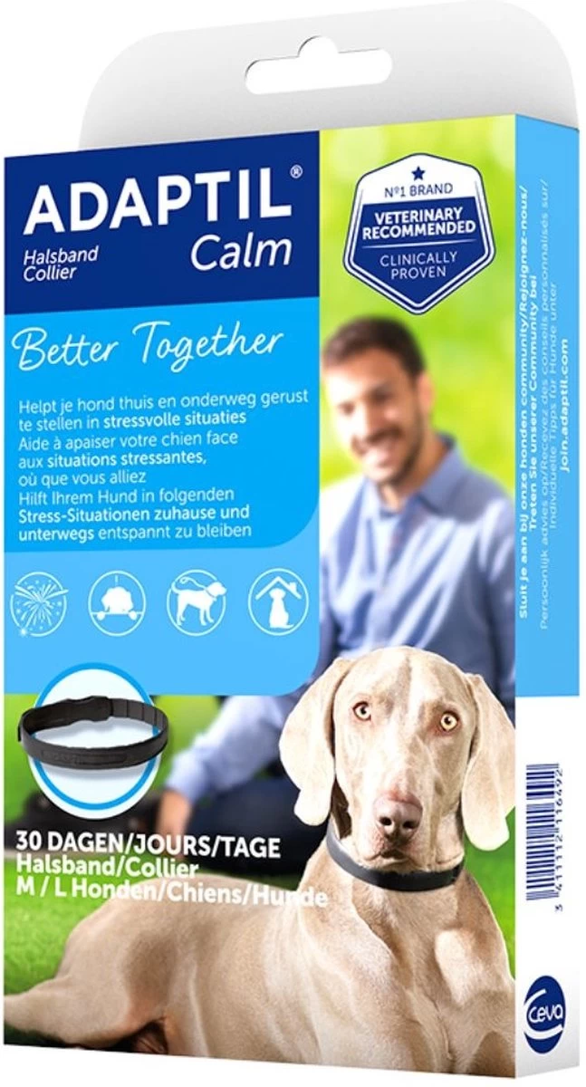 Adaptil Calm Halsband - M/L - 70 Cm - Anti-stress Halsband Voor Honden - Afbeelding 7