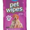 DEEPFRESH Pet Wipes - 30 Stuks - Verzorgingsdoekjes Voor De Vacht - Verreikt Met Aloë Vera Extract Vochtige Dierendoekjes - Vochtige Doekjes Hond - Kat