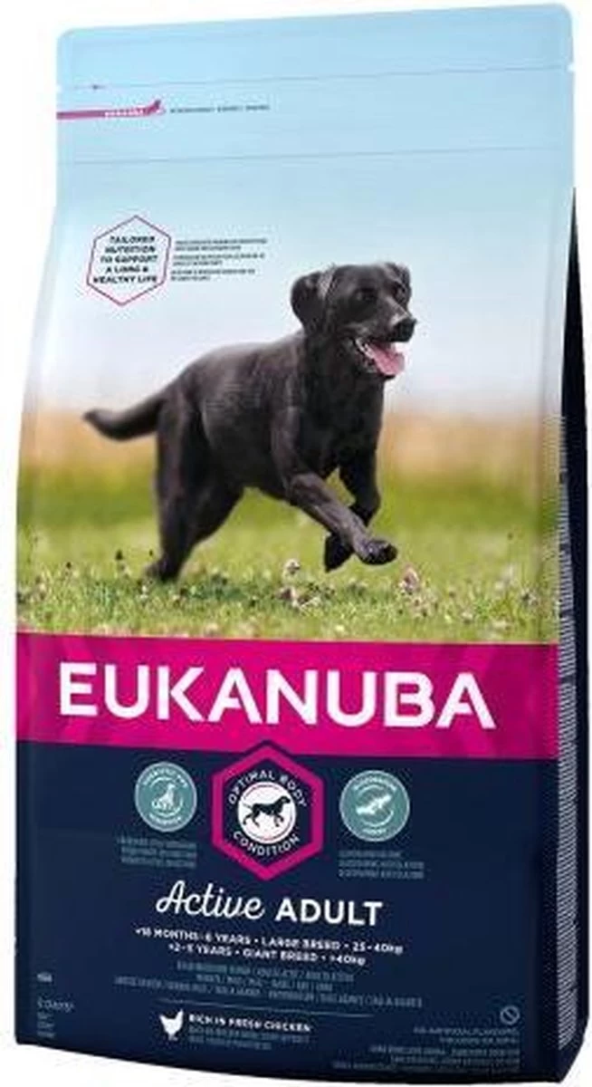 Eukanuba Dog Adult Large Breed - Kip - Hondenvoer - 15 Kg - Afbeelding 8