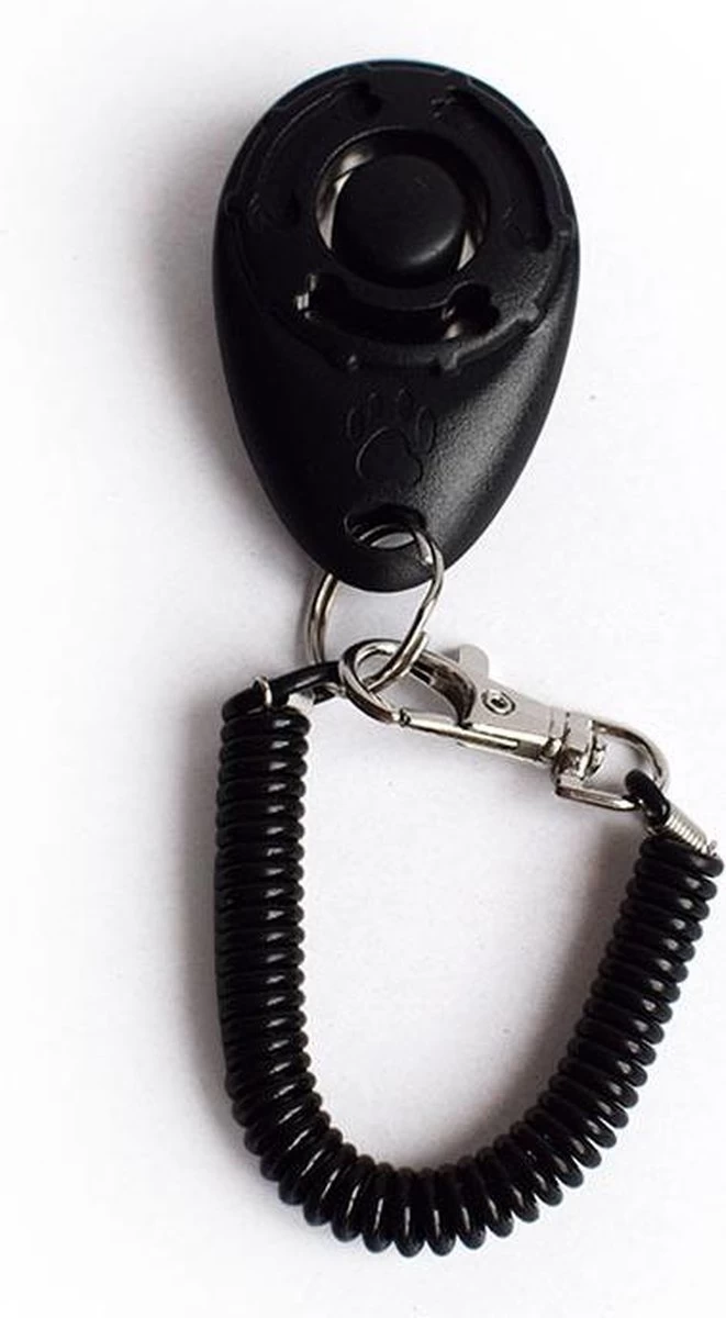 Merkloos Petshop ACE – Clicker – Hond – Training – Honden Training – Met Bevestiging - Zwart - Afbeelding 2