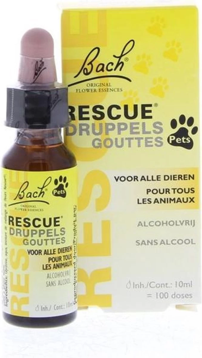 Bach Rescue Remedy Pets Druppels - Dieren Antistressmiddel - 10 Ml - Afbeelding 2