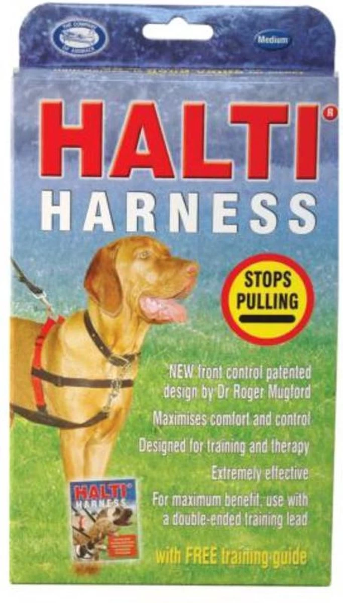 Company Of Animals Halti Harnass Anti Trektuigje - Hond - Small - Borstomvang 30 Tot 60 Cm - Rood - Afbeelding 3