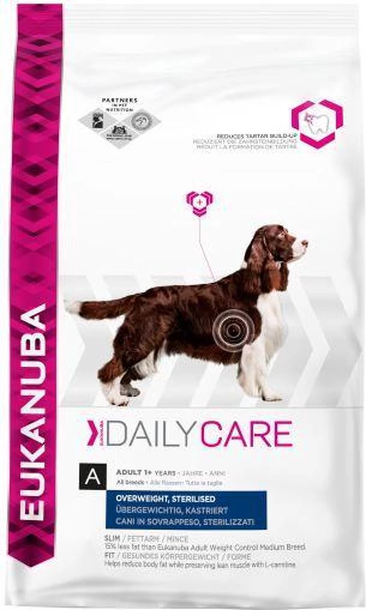Eukanuba Daily Care Overweight - Sterilised 12 Kg - Afbeelding 4