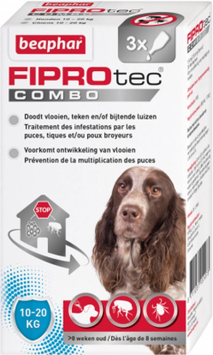 Beaphar Fiprotec Vlooien- En Tekenmiddel Hond 10-20 Kg - 4 Pipetten - Afbeelding 7