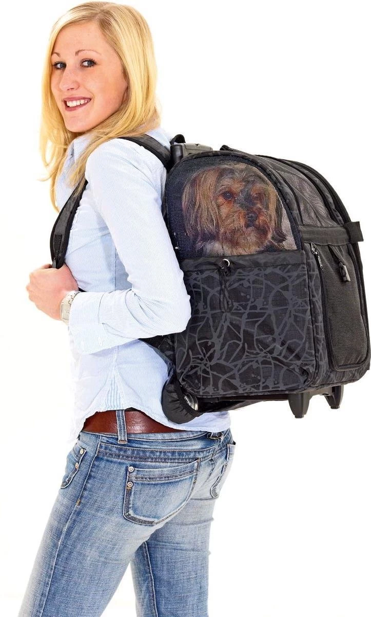 Flamingo - Hondenbuggy Smart City - Zwart - 32 X 29 X 52 Cm - Afbeelding 6