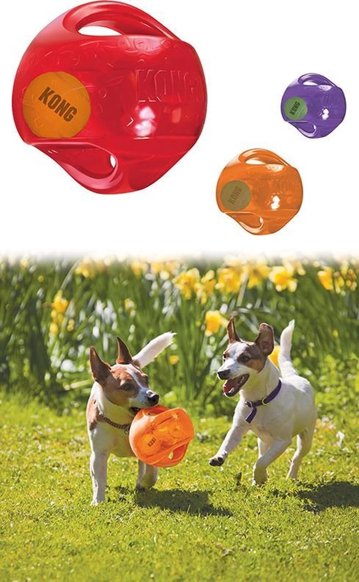 Kong Jumbler Ball - Assorti - M/L - Hondenspeelgoed - Ø14 Cm - Afbeelding 5
