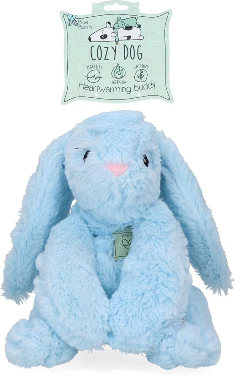 Cozy Dog Bunny Hondenknuffel – Knuffel Hond Met Hartslag – Hondenspeelgoed Vermindert Verlatingsangst – Biedt Rust, Warmte En Comfort – Bruin – Speciaal Voor Puppy's - Afbeelding 6