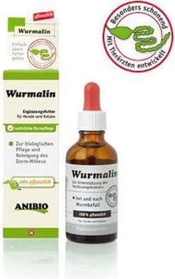 Anibio Wurmalin - Ontwormen Hond En Kat -50 Ml