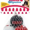 KONG Signature Speelballen S - Steviger Dan Tennisballen - Niet Schurend Materiaal - Speelbal Voor Honden - 3 Stuks